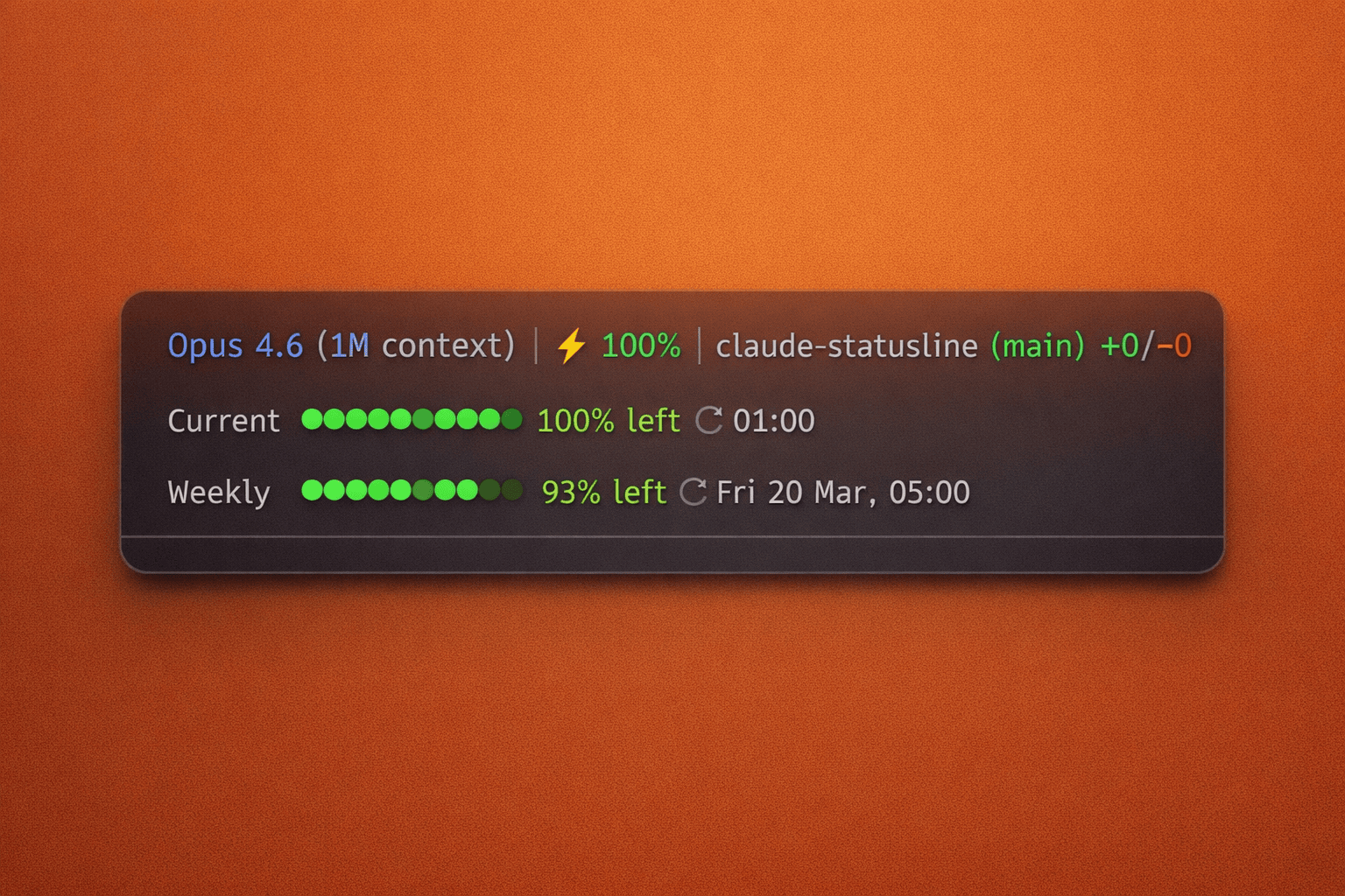 Claude Statusline
